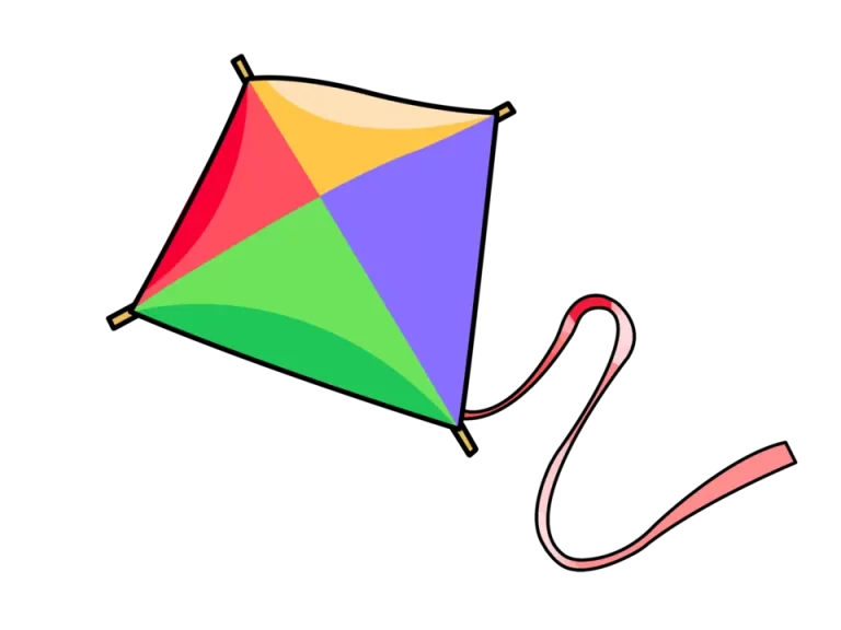 Воздушный змей треугольник рисунок
