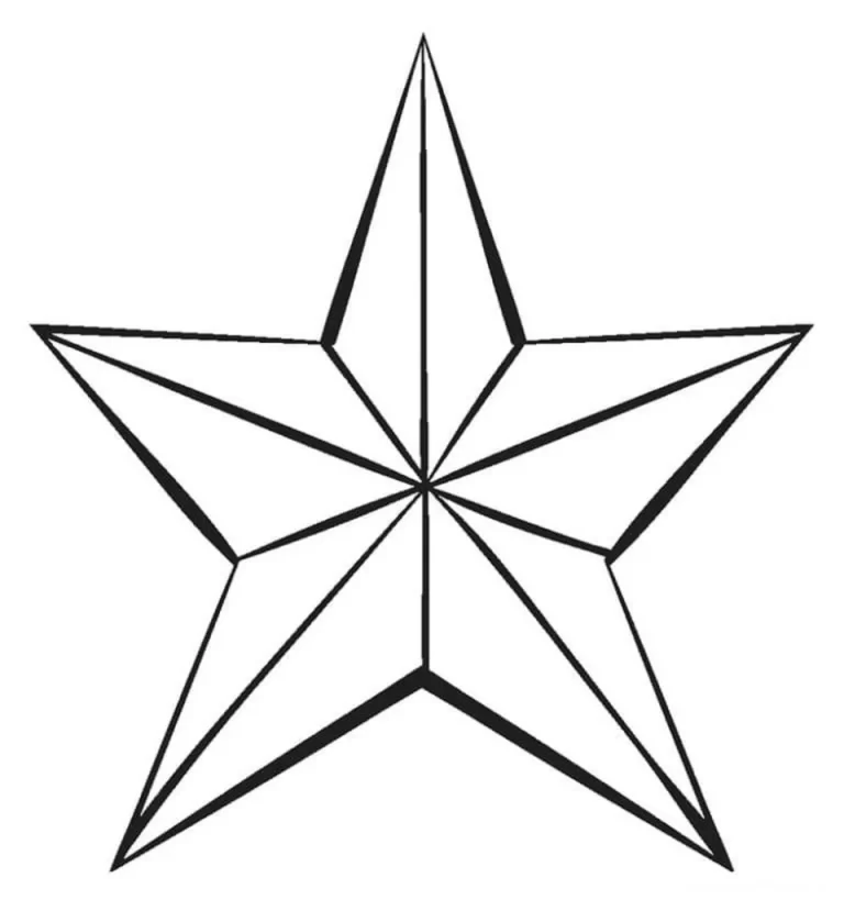 Изысканные Звезды: Рисунок Для Печати В Совершенном Исполнении