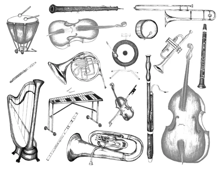 Рисунки Музыкальных Инструментов Для 2 Класса