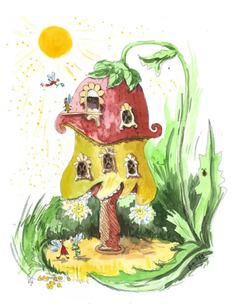 Волшебный Дом: Рисунок Для Учеников 1 Класса