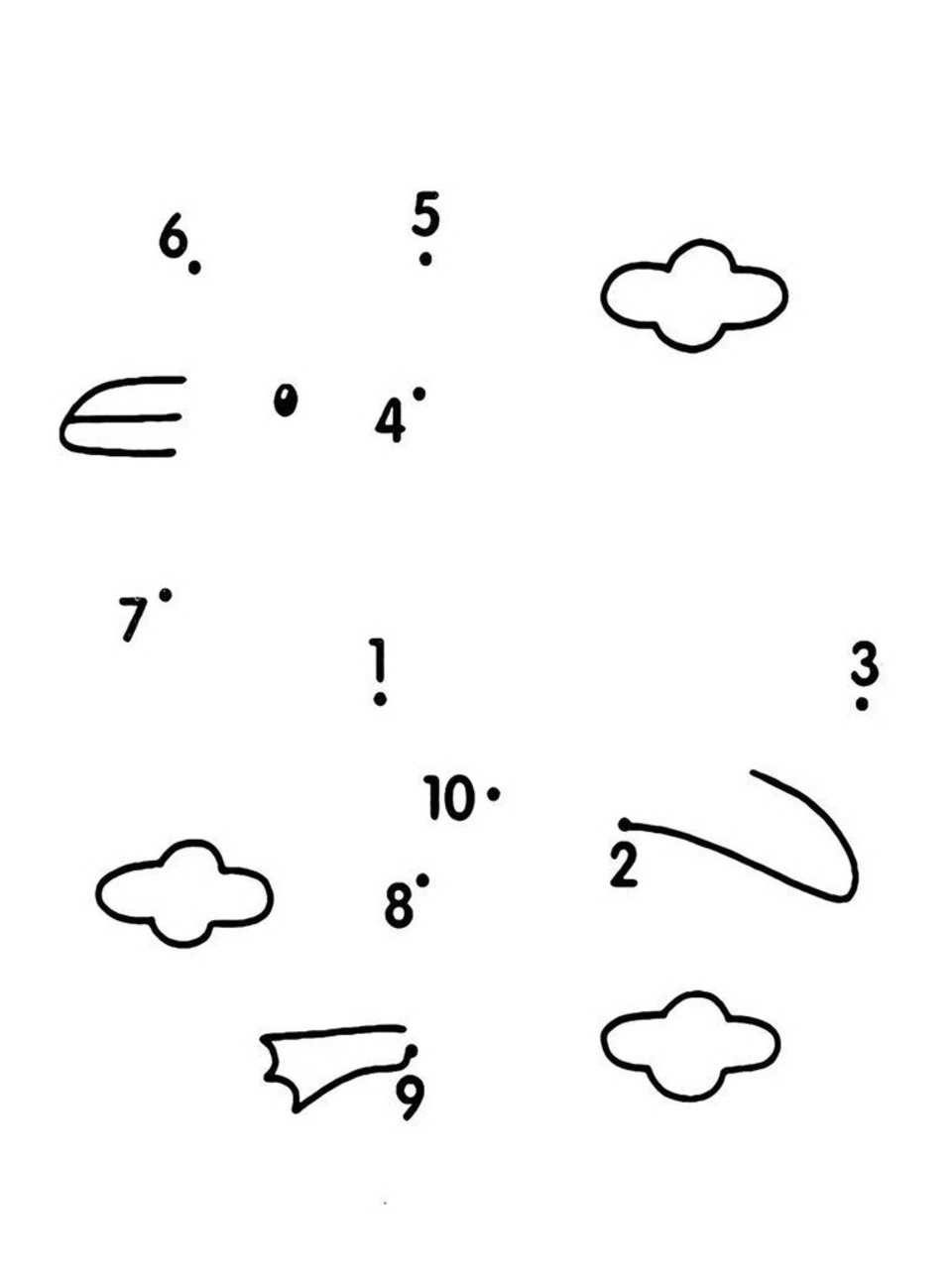 Рисунок по цифрам до 10