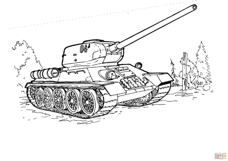 Исторический Артефакт В Иллюстрациях: Советский Танк На Рисунке