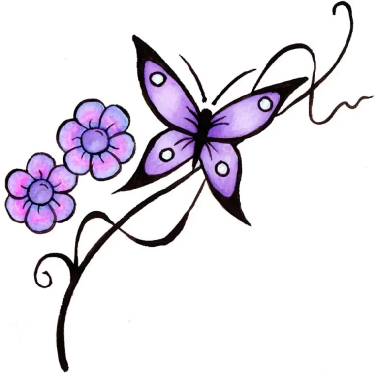 Идеальный Рисунок Бабочки Для Срисовки: Просто И Красиво