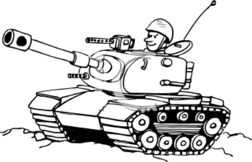 Раскраска танки для детей