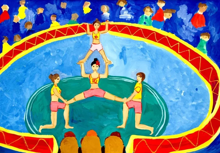 Рисунок цирка для детей